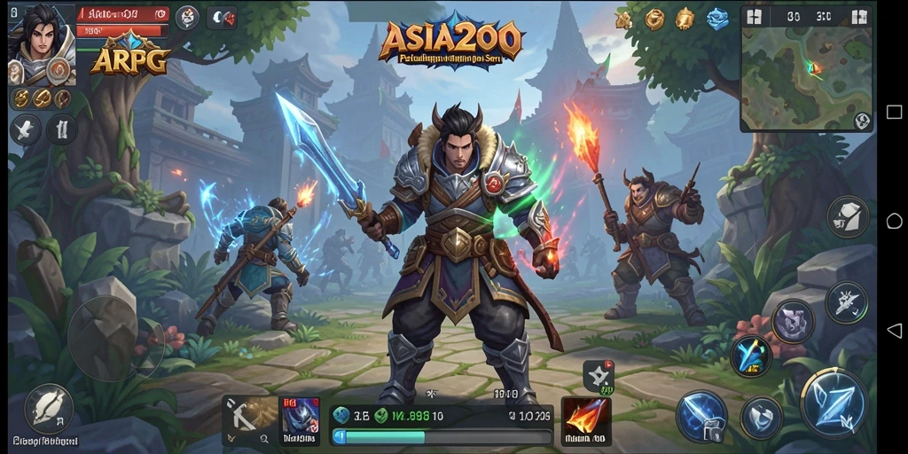 Tampilan gameplay seru dari ASIA200 dengan berbagai karakter dan pertarungan hidup-mati.