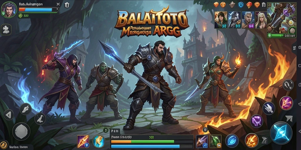 Tampilan gameplay ARPG BALAITOTO yang menakjubkan dan mendebarkan.