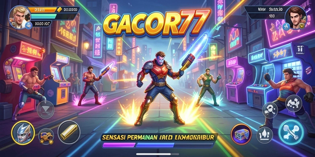 Tampilan gameplay seru dari GACOR77 dengan grafis menarik.