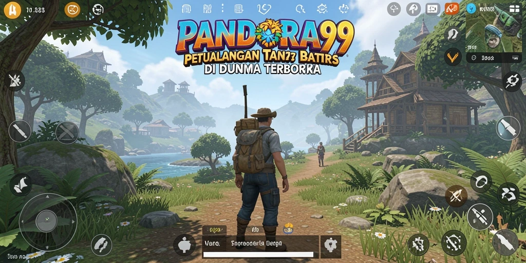 Tampilan gameplay PANDORA99 yang penuh petualangan dan eksplorasi.