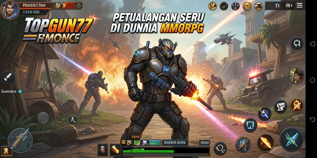Gameplay seru dan petualangan mendebarkan di dunia TOPGUN77.